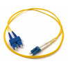 Optical patch cable Duplex 9/125 LC UPC -SC UPC SM 2m