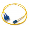 Оптичeн пач кабел Duplex 9/125 LC/UPC - SC/UPC SM 1m